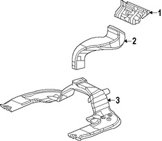 Foto de Ducto de Aire del Panel de Instrumentos Original para Honda Civic Acura ILX Marca HONDA Nmero de Parte 83331TR0A00