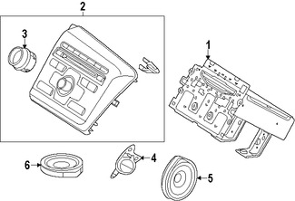 Foto de Interfaz de Mdulo de Radio Original para Honda Civic 2013 2014 2015 Marca HONDA Nmero de Parte 39170TS8L31