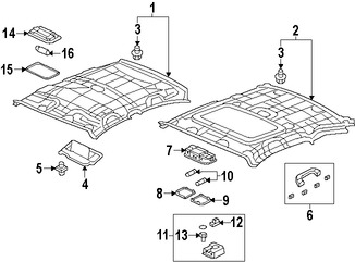 Foto de Barra Interior para agarrarse Original para Honda Civic 2012 2013 2014 2015 Marca HONDA Nmero de Parte 83240TM8A01ZB