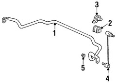 Foto de Buje de la Barra Estabilizadora Suspension Original para Acura MDX Honda Pilot Honda Ridgeline Honda Odyssey Marca HONDA Nmero de Parte 51306S3VA00