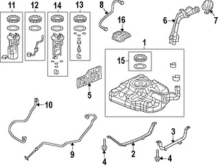 Foto de Lnea de Combustible Original para Honda Civic 2012 2013 2014 2015 Acura ILX 2013 2014 Marca HONDA Nmero de Parte 17707TR0A72