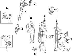 Foto de Computadora del Motor Original para Honda Fit 2015 2016 Marca HONDA N�mero de Parte 378205R7C67