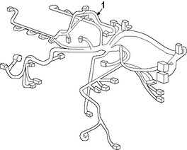 Foto de Arns de Cables del Motor Original para Honda Fit 2015 2016 Marca HONDA Nmero de Parte 321105R1A91