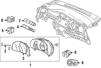 Foto de Interruptor de Luz de Emergencia Original para Honda Fit 2015 2016 2017 Honda  2016 2017 Marca HONDA Nmero de Parte 35510T5RA01