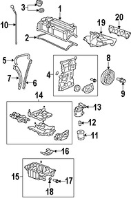 Foto de Guia de Cadena de Tiempo Original para Acura Honda Marca HONDA Nmero de Parte 14530RZAA01