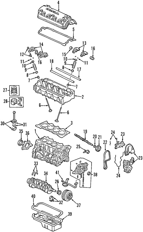 Foto de Vlvula de Escape del Motor Original para Honda Civic Honda Civic del Sol Honda  Acura ILX Marca HONDA Nmero de Parte 14721P2A000