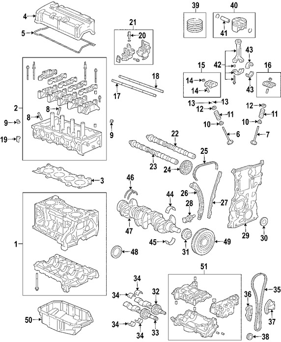 Foto de Balancn Original para Acura RSX Acura RDX Honda Civic Honda Accord Honda CR-V Honda Element Marca HONDA Nmero de Parte 14624RAAA00