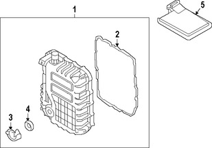 Foto de Empacadura del Crter Transmision Automatica Original para Kia Hyundai Marca HYUNDAI Nmero de Parte 452833B810