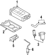 Foto de Sensor de oxigeno Original para Kia Optima Kia Rondo Hyundai Sonata Marca HYUNDAI Nmero de Parte 3921025300