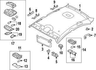 Foto de Barra Interior para agarrarse Original para Hyundai Sonata 2011 2012 2013 2014 Marca HYUNDAI Nmero de Parte 853403S150YDA