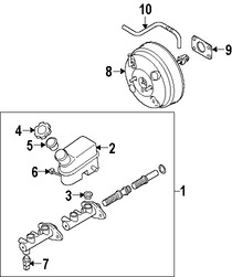 Foto de Reforzador de Frenos Original para Kia Sportage Hyundai Tucson Marca HYUNDAI Nmero de Parte 591102E200
