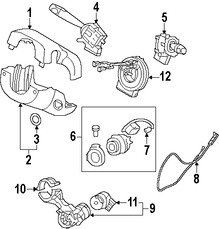Foto de Interruptor del limpiaparabrisas Original para Kia Rio Kia Rio5 Hyundai Accent Marca HYUNDAI N�mero de Parte 934201G101