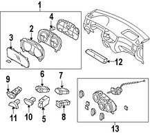 Foto de Interruptor de Luz de Emergencia Original para Hyundai Accent 2006 2007 2008 2009 2010 2011 Marca HYUNDAI Nmero de Parte 937901E000