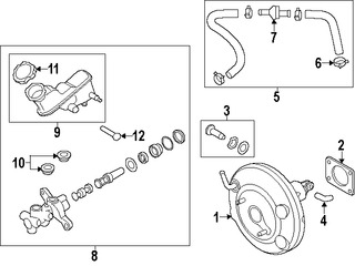 Foto de Empacadura de Depsito Cilindro Maestro de Freno Original para Hyundai Accent Kia Rio Marca HYUNDAI Nmero de Parte 5851338500