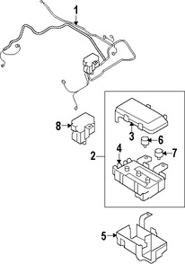 Foto de Caja de Fusibles Original para Hyundai Azera 2006 2007 2008 Marca HYUNDAI Nmero de Parte 919503K540