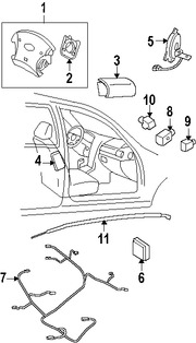 Foto de Mdulo de control del Air Bag Original para Hyundai Azera 2007 2008 2009 2010 2011 2006 Marca HYUNDAI Nmero de Parte 959103L010