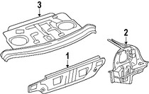 Foto de Panel posterior Original para Hyundai Azera 2006 2007 2008 2009 2010 2011 Marca HYUNDAI N�mero de Parte 691003L010