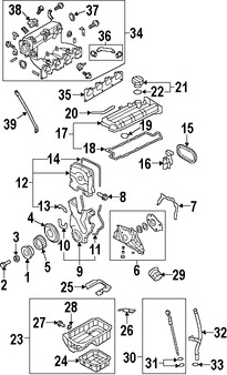 Manguera Válvula PCV Original para Hyundai Elantra 2007 2008 2009 2010