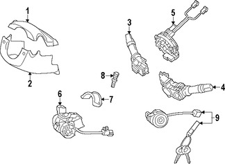 Foto de Cubierta de la Columna de Direccion Original para Hyundai Elantra 2011 2012 2013 Hyundai Elantra Coupe 2013 Marca HYUNDAI Nmero de Parte 848503X000YDA