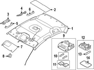 Foto de Luz de mapa Original para Hyundai Elantra Hyundai Elantra GT Hyundai Elantra Coupe Marca HYUNDAI N�mero de Parte 92800A5000TX