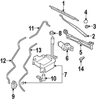 Foto de Sensor de Nivel de Lquido Limpiaparabrisas Original para Kia Hyundai Marca HYUNDAI Nmero de Parte 985203F000