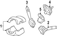 Foto de Interruptor del limpiaparabrisas Original para Hyundai Entourage 2007 2008 Marca HYUNDAI N�mero de Parte 934204D200