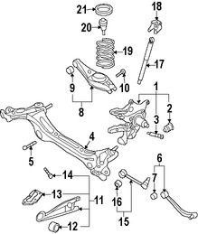 Foto de Muon de Suspensin Original para Kia Sedona Hyundai Entourage Marca HYUNDAI Nmero de Parte 527604D100