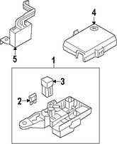 Foto de Fusible Original para Kia Hyundai Marca HYUNDAI N�mero de Parte 1898004816