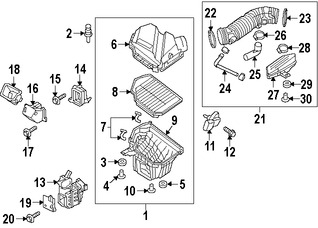 Foto de Manguera Vlvula PCV Original para Hyundai Genesis 2015 2016 Marca HYUNDAI Nmero de Parte 28192B1000