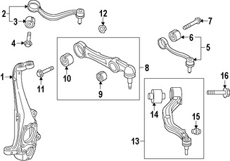Foto de R�tula de direcci�n Original para Hyundai Genesis 2015 2016 Marca HYUNDAI N�mero de Parte 51710B1500