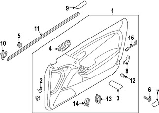 Foto de Interruptor de Espejo Retrovisor Exterior Original para Hyundai Genesis Coupe 2013 2014 2015 2016 Marca HYUNDAI N�mero de Parte 935732M3104X