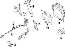 Foto de Computadora del Motor Original para Hyundai Equus 2014 2015 Marca HYUNDAI N�mero de Parte 391103FVN0