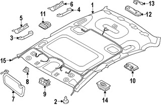 Foto de Luz de mapa Original para Hyundai Equus 2014 2015 2016 Marca HYUNDAI N�mero de Parte 928103N020TX