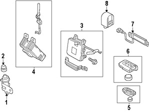 Foto de M�dulo de Control de la carrocer�a Original para Hyundai Veloster 2013 Marca HYUNDAI N�mero de Parte 954002V061