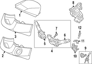 Foto de Conjunto Cilindro de Encendido Original para Hyundai Veloster 2012 2013 2014 2015 2016 2017 Marca HYUNDAI N�mero de Parte 819002VC00