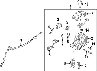 Foto de Solenoide de Seguro de la Palanca Original para Hyundai Veloster 2012 2013 2014 2015 2016 2017 Marca HYUNDAI N�mero de Parte 958402V100