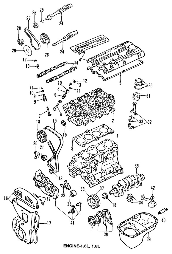 Foto de Cadena del Tiempo Original para Hyundai Elantra 1992 1993 1994 1995 Marca HYUNDAI Nmero de Parte 2431233060