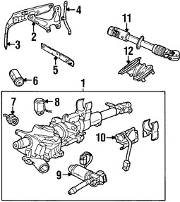 Foto de Solenoide de Seguro de la Palanca Original para Jaguar Marca JAGUAR Nmero de Parte LNA5860AA