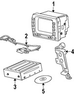 Foto de Soporte de Modulo de Control de GPS Original para Jaguar Vanden Plas Jaguar XJ8 Jaguar XJR Jaguar Super V8 Marca JAGUAR Nmero de Parte C2C1772