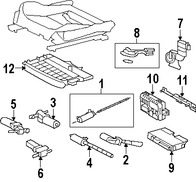 Foto de Motor de Asiento Original para Jaguar Marca JAGUAR N�mero de Parte C2D26718