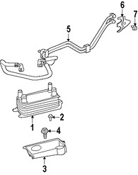 Foto de Conjunto De Manguera Enfriador Aceite del Motor Original para Jaguar XJ Jaguar XJR Jaguar XF Jaguar F-Type Marca JAGUAR Nmero de Parte C2D19083