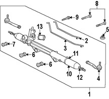 Foto de Linea de Presin Direccin Hidrulica Original para Jaguar XJ Jaguar XJR Marca JAGUAR Nmero de Parte C2D28555