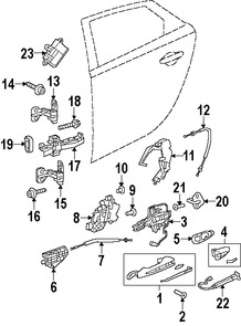 Foto de Freno de puerta Original para Jaguar XJ Jaguar XJR Marca JAGUAR Nmero de Parte C2D26923