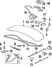 Foto de Interruptor Liberador de Bal Original para Jaguar XJ Jaguar XJR Jaguar  Jaguar XF Marca JAGUAR Nmero de Parte C2D4006