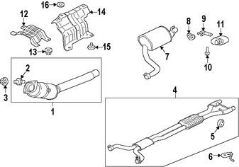 Foto de Tubo de Escape Original para Jaguar XJ 2013 2014 2015 2016 2017 Marca JAGUAR N�mero de Parte C2D17098