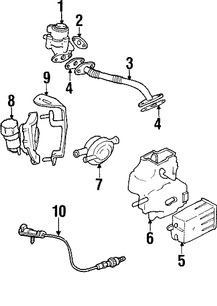 Foto de Solenoide de Purga del Canister Original para Jaguar XK8 Jaguar XKR Jaguar Vanden Plas Jaguar XJ8 Jaguar XJR Jaguar Super V8 Marca JAGUAR Nmero de Parte LJB1515AB