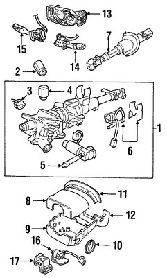 Foto de Interruptor Combinado Original para Jaguar XK8 Jaguar XKR Jaguar XJ8 Jaguar XJR Marca JAGUAR Nmero de Parte LJB6455AA