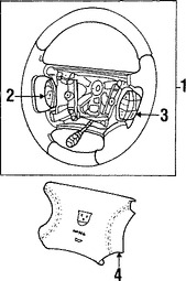 Foto de Interruptor Control de Crucero Original para Jaguar Marca JAGUAR N�mero de Parte LJA6480AA
