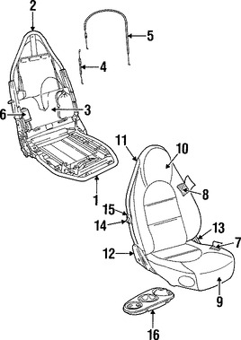 Foto de Motor de Asiento Original para Jaguar XK8 Jaguar XKR Jaguar XJ6 Jaguar XJ8 Jaguar XJR Marca JAGUAR N�mero de Parte GJA4713AA