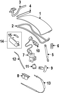 Foto de Tapa del maletero Original para Jaguar S-Type 2005 2006 2007 2008 Marca JAGUAR Nmero de Parte XR854127